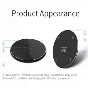 Wireless Charging Pad 10W Universal Phone Wireless Charger for Smartphones - Product Image 6