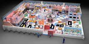 Fabricant leader |   Équipement de terrain de jeu intérieur personnalisé pour les enfants, café et centre commercial - Product Image 5