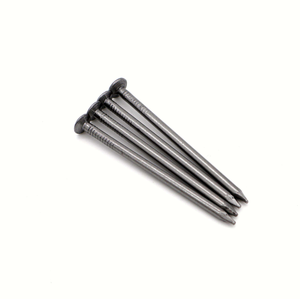 Ancrages à vis en acier pour béton, fil de fer Q195 2,3-3,4 mm, tête plate/ronde, anneau, zingué, classe 4.8 6.8, durables pour bois/construction - Product Image 2