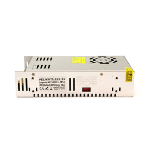 เวลิก้า เอส-600-60 แหล่งจ่ายไฟแบบสวิตชิ่ง 60V 10A อินพุต AC DC สำหรับการตรวจสอบความปลอดภัย - Product Image 1