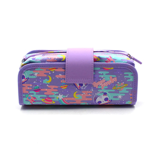Custom di fabbrica in bianco scuola viola borsa su misura cancelleria impermeabile <span class=keywords><strong>astuccio</strong></span> a matita <span class=keywords><strong>astuccio</strong></span> per bambini ragazze - Product Image 5