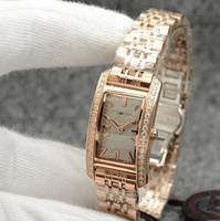 Montre de luxe en quartz, acier inoxydable et verre, étanche, très vendue pour hommes, femmes et couples, montre légère fabriquée à l'étranger