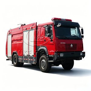 Camion de Pompiers d'Aéroport HOWO Neuf à Prix d'Usine, 4x4, 6000L, Camion d'Intervention Rapide, Camion de Pompiers d'Aéroport à Vendre - Product Image 1