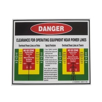 Étiquettes d'avertissement personnalisables multi-formes pour camions miniers, chariots élévateurs, chargeurs, excavatrices, machines-outils, autocollants en PVC autocollants résistants aux UV