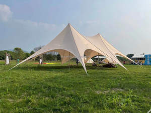Tente de Camp en forme de M, au Design Unique, grande étoile, pour 50 personnes assise - Product Image 3
