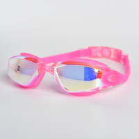 Lunettes de natation de compétition pour adultes YL500 avec 3 ponts de nez interchangeables, verres transparents, miroir or, argent, bleu, rose
