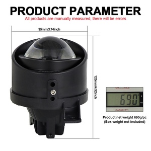 Phare antibrouillard LED 3,0 pouces, lumière de conduite jaune et blanche, faisceau bas et haut, projecteur LED 45W, feux antibrouillard de rechange - Product Image 4