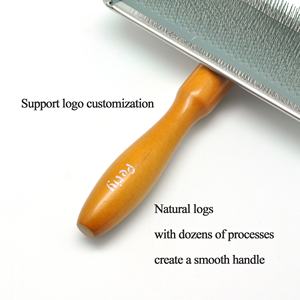 Baoli OEM Pettine Per Cani Brosse Chiens 65x125mm spazzola Per toelettatura Per Cani in acciaio inossidabile Pettine Per peli di cane spazzola Per animali domestici - Product Image 4