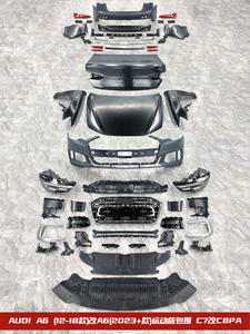 Kit di Conversione Carrozzeria FEITUO in Materiale PP di Alta Qualità 2023+ per <span class=keywords><strong>Audi</strong></span> <span class=keywords><strong>A6</strong></span> C7 2012-2018, Aggiornamento a <span class=keywords><strong>C8</strong></span> PA, Include Paraurti - Product Image 3