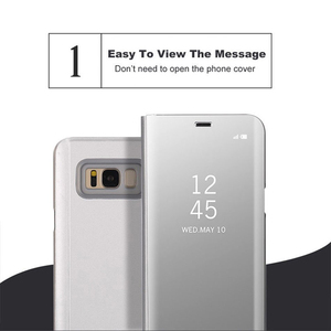 เคสหนังพลิกแบบกระจกหรูหราสำหรับ <span class=keywords><strong>Huawei</strong></span> P30 Pro P Smart  ฝาหลังหนังสำหรับ Honor X70 X9D 5G ป้องกันแบบ 360 องศา รุ่น 400Pro - Product Image 2
