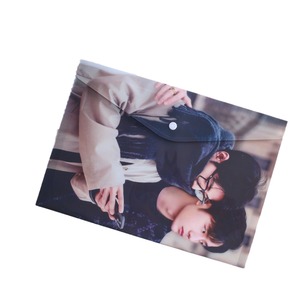 カスタムA5クリップOfficeドキュメントフォルダPPプラスチック製ブックマーク固定ファイルカバー付きファイリング用 - Product Image 3