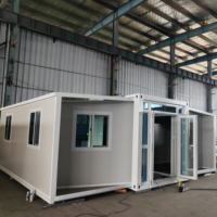 Casa Móvil Prefabricada Portátil Expandible Lista para Usar, Casa Contenedor Plegable de Fácil Transporte, Panel Sándwich de Acero