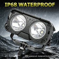 Barre lumineuse LED rectangulaire 3,6 pouces à faisceau hyper spot 20W pour grilles de camions 12V 24V