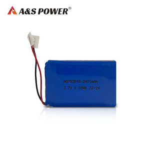 UL2054 553640 แบตเตอรี่ลิเธียมโพลิเมอร์แบบชาร์จไฟได้ 3.7V 850mAh แบตเตอรี่ Lipo สำหรับการติดตาม GPS - Product Image 2