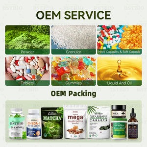 BSTBIO özel karışımı çok kollajen peptidleri C vitamini hyaluronik asit 100 g/torba mantar kahve - Product Image 6