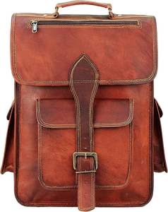 Sac à dos en cuir véritable pour femmes et hommes Sac à dos en cuir et sac à dos en cuir pour ordinateur portable pour femmes - Product Image 6