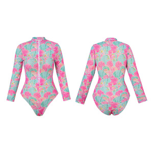 Nouveau Maillot <span class=keywords><strong>de</strong></span> <span class=keywords><strong>Bain</strong></span> Femme 2026 Imprimé Floral Une Pièce Manches Longues <span class=keywords><strong>Vintage</strong></span> Tenue <span class=keywords><strong>de</strong></span> Plage Surf - Product Image 6