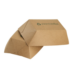 Caja de Cartón Corrugado Marrón para Alimentos, para Papas Fritas, Nachos y Comida Callejera, Bandeja Desechable para Envasado - Product Image 1