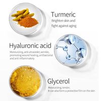 Ensembles de curcuma bio de marque privée coréenne ensemble de soins de la peau tumérique anti-âge blanchissant