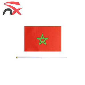 Дешевая оптовая продажа под заказ Марокко Национальный флаг ручной марокканский флаг марокканский Развевающийся Флаг для продвижения - Product Image 3