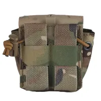 Pochette tactique classique en nylon pour grenades SPUD et M67, multifonctionnelle, pour gilet de chasse, porte-plaques, équipement de rangement Molle