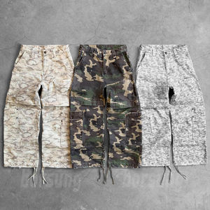 Камуфляжные брюки-карго из 100% хлопка с принтом - Product Image 1