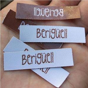 Wholesale Hot Melt Adhesive Woven <b>Label</b> <b>Iron</b> <b>on</b> Fabric <b>Labels</b> - Product Image 5
