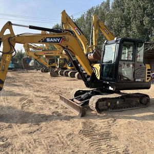 Mini excavadora Sany55U Precio barato Original Sany55 Digger Buen estado Hidráulico Crawler Características Core Motor Caja de cambios - Product Image 1