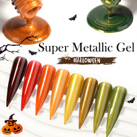 Gel Métallique Super Brillant Effet 3D – Vernis Liquide Effet Miroir Chrome Or, Argent, Or Rose, Marbre Métallique