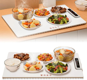 Electric <b>Warming</b> <b>Tray</b> with Adjustable Temperature,New Upgrade Electric Heating <b>Tray</b>,Foldable Food Warmer Fast Heating - Product Image 1