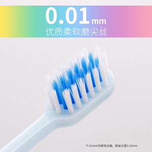 Brosse à dents souple à poils en nylon de taille standard pour usage domestique, pack familial adulte - Product Image 3