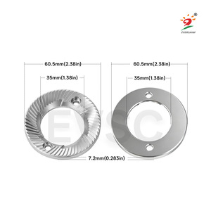 Lame de moulin à café Evsc, 60.5mm, en acier inoxydable, remplacement plat pour Little Eagle, usage domestique - Product Image 1