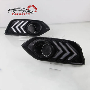 CARMATES LED para Honda <span class=keywords><strong>HRV</strong></span> 2018 2019 Vezel EU DRL luces de circulación diurna cubierta de lámpara antiniebla con señal amarilla de giro - Product Image 4