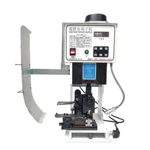 Electrical terminal wire crimping machine Semi automatic noiseless cable crimping machine