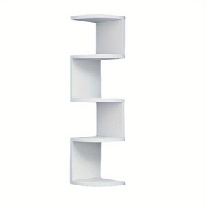 Corner Shelf Wall <b>Mounted</b> 7 Tier Polygon Shape Kitchen Storage Rack Household Use - Product Image 3