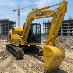 Excavatrice KOMATSU PC60 d'occasion 90% neuve, d'origine japonaise, hydraulique sur chenilles, à prix compétitif pour l'aménagement paysager, en stock - Product Image 1