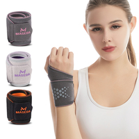 Attelle de soutien du poignet avec zones de préhension larges et système de sangle réglable pour le maintien du poignet lors de la pratique du fitness