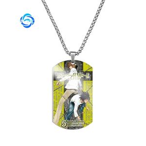 24 Designs Rétro Anime One Side Printing <span class=keywords><strong>Death</strong></span> <span class=keywords><strong>Note</strong></span> Japandi Kira L Porte-clés en métal Accessoires NeckLace Tag - Product Image 3