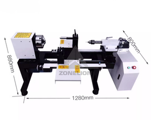 Mini <span class=keywords><strong>torno</strong></span> de torneado de <span class=keywords><strong>madera</strong></span> Cnc de 260mm de diámetro con rieles de guía cuadrados lineales de alta precisión - Product Image 2