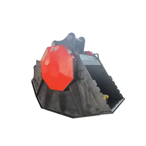 DS20 Excavator Rock Crusher Bucket Excavator Attachments Crusher Bucket