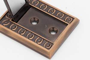 GUIDE prix d'usine maison décorative en <span class=keywords><strong>zinc</strong></span> butoir de porte vintage style européen porte de sol support de porte en bronze - Product Image 5