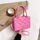 PU Handbag for Women, New Fashion, <b>Quilted</b> Small Square Bag, High-Value <b>Single</b> Shoulder Crossbody Bag, Popular - Product Image 4