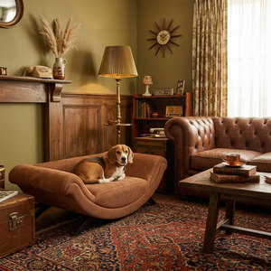 Cama de Terciopelo Premium para Mascotas, Sofá Elegante en Forma de Bote para Perros Pequeños y Gatos - Product Image 4