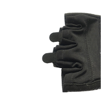 Gants de sport à quatre doigts mi-doigts en polyester extensible antidérapants pour fitness, yoga, musculation, compression et entraînement en salle de sport