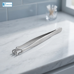 Pince à épiler en acier inoxydable à pointe fine, design moderne et durable pour une coupe précise, pince à épiler personnalisée à prix abordable - Product Image 4