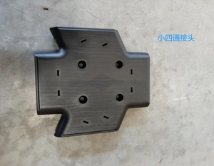 Raccord de jonction 4 voies ACT Type A pour système de drainage plat en plastique HDPE 158mmx40mm Étanche et à séchage rapide - Product Image 3