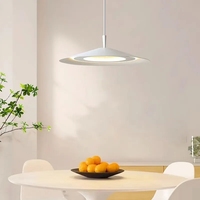 Lustre moderne en forme de soucoupe volante, luminaire suspendu pour salle à manger, restaurant, hôtel, décoration minimaliste créative à tête unique pour plafond haut
