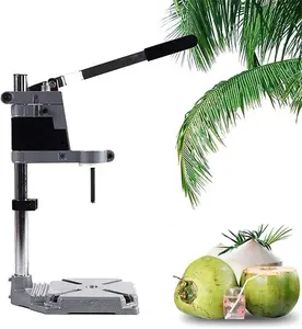 Toko buah kelapa Stainless portabel pemotong Manual cangkang pembuka lembut kelapa segar cangkang keras mesin pembuka