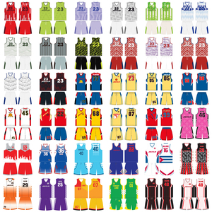 Camiseta deportiva con estampado transpirable de alta calidad personalizada, uniforme de pelota de baloncesto de secado rápido, conjunto de ropa de baloncesto roja de talla grande 5XL - Product Image 6