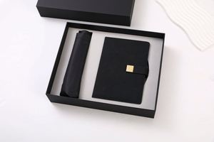 Wholesale Multi-color Custom Printing Gift Set Portable Rain Umbrella Buckle Closure <b>Notebook</b> Bulk Corporate Promotion Gifts - Product Image 2